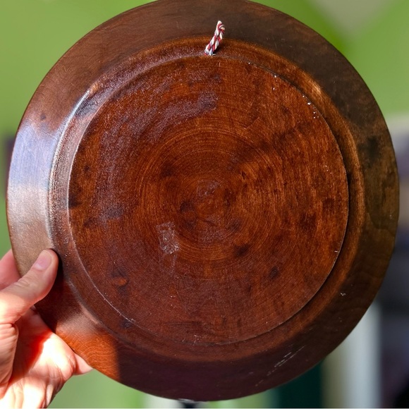 VTG Wooden Hand Carved Etched Round Dubrovnik Croatia City Building Wall Art - Picture 3 of 8